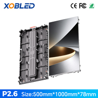 IP65 Su Geçirmez Kiralık LED Ekran Sistemi P2.6 P2.9 P3.9 P4.81 LED Panel 50*100cm Arka Plan Dış Mekan LED Video Ekranı