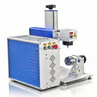Machine de marquage et de gravure au laser à fibre CNC JPT 100W 120W 200W 300W M8 M7 pour le givrage de miroirs et le marquage de surfaces de verre 120W