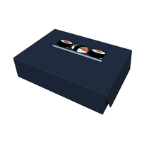 Caja de Papel Biodegradable para Envasado de Alimentos, Apta para Sushi, Sándwiches y Comida Fresca, Venta al Por Mayor