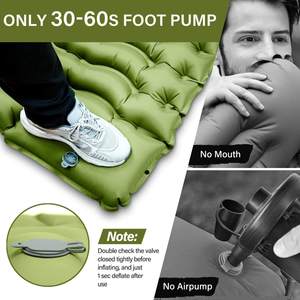 Colchoneta <span class=keywords><strong>Inflable</strong></span> Ultraligera para Camping, Impermeable, Autoinflable, con Bomba Integrada, en Oferta - Product Image 6