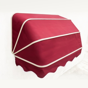Tenda a baldacchino fissa <span class=keywords><strong>per</strong></span> vetrina, impermeabile, parasole a cupola semicircolare, stile francese, <span class=keywords><strong>per</strong></span> decorazione <span class=keywords><strong>esterna</strong></span> residenziale e commerciale - Product Image 3