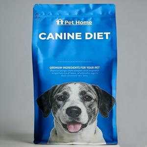 Sachet imprimé à soufflet latéral avec fermeture éclair, pochette verticale pour friandises pour chats et chiens, emballage alimentaire en plastique de qualité alimentaire avec logo personnalisé - Product Image 3