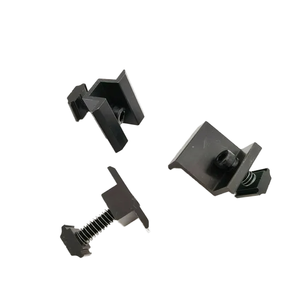 Pince de <span class=keywords><strong>fixation</strong></span> intermédiaire pour <span class=keywords><strong>panneau</strong></span> solaire en aluminium 30-40 mm pour support de <span class=keywords><strong>fixation</strong></span> de module photovoltaïque, accessoires de rail PV - Product Image 1