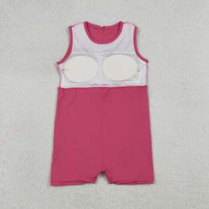 Robe-short de sport décontractée pour petites filles, motif floral, respirante, à volants, pour le tennis et le yoga, style A-line, doublée, prête à l'emploi (RTS) - Product Image 4