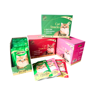 Wimow Emballage personnalisé <span class=keywords><strong>pour</strong></span> aliments humides <span class=keywords><strong>pour</strong></span> chats, haute teneur en protéines, au saumon/poulet/thon, en sachet rétractable <span class=keywords><strong>stérilisé</strong></span> à la chaleur 85g, <span class=keywords><strong>pour</strong></span> toutes les phases de vie - Product Image 3