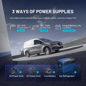 <span class=keywords><strong>Nevera</strong></span> Portátil Eléctrica de 12V CC <span class=keywords><strong>con</strong></span> Compresor para Camping y Glamping, para Coche, <span class=keywords><strong>con</strong></span> Asa, <45dB, -20C - Product Image 3