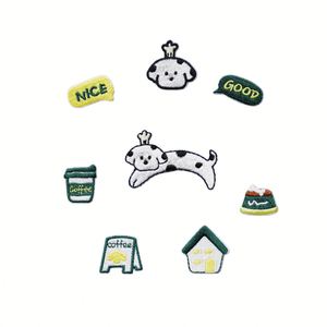 Patch brodé thermocollant style coréen à rayures Dalmatien pour embellissement de sac DIY et ruban - Product Image 5