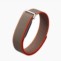 Boîtier en métal, bracelet en nylon pour Google Fitbit Air Sport, respirant, léger, durable, bracelets de montre intelligente pour hommes et femmes