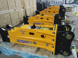 2026 Hot Sale Factory Price for Yellow SB70 Box Type Hydraulic <b>Hammer</b> Breaker CE Certified for 16-21 Ton Construction SOOSAN - Product Image 5
