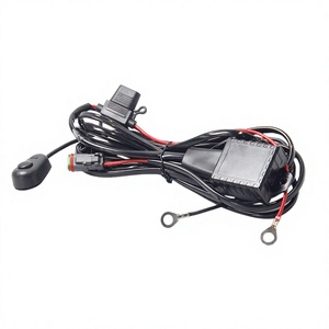 New LED Work Light Wiring Harness Kit Waterproof DT Connector IP67 Rated Built-in Flash for Pickup Truck SUV Auto Repair - Product Image 1