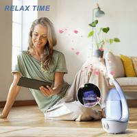 Humidificateur à ultrasons industriel à grand volume Purificateurs d'air intelligents 2L Se connecte au téléphone Sablier Diffuseur personnalisé pour la maison
