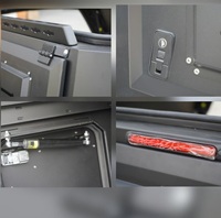Capote de pick-up pour Ranger NP300, en acier Shark, étanche, verrouillable, 4 portes, hauteur moyenne