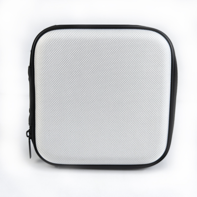 Protective Custom CD DVD Storage Case Large Capacity 24pcs Travel CD Case Bag Mini White EVA Disc CD Case for Home