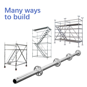 Mạ kẽm nhúng nóng nhanh chóng dựng lên độ dày 10mm q355/Q235/q195 tháp di động hệ thống giàn giáo ringlock cho xây dựng - Product Image 5