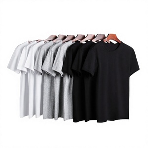 T-shirt pour homme 100% coton, respirant, séchage rapide, manches courtes, col rond, tee-shirt uni, décontracté, à porter au quotidien - Product Image 2