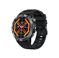 Montre connectée ronde YK06 en promotion usine, écran tactile IPS 1,53 pouces, appels, GPS, suivi de fréquence cardiaque, sommeil et activité, montre de sport