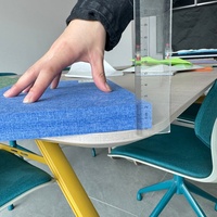 Rouleau de tissu en feutre recyclé 100% polyester écologique, non tissé, 1 mm, 2 mm, 3 mm, 4 mm, 5 mm, vente directe d'usine