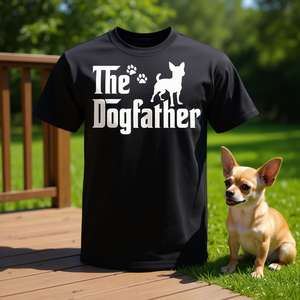 Camiseta The Dogfather Chihuahua para amantes de los perros, regalo del Día del Padre - Product Image 3