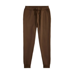 Pantalon de survêtement en molleton épais pour homme, coupe modeste, longueur intégrale, taille haute, jambe large, tissu non transparent, pour l'hiver, décontracté - Product Image 6