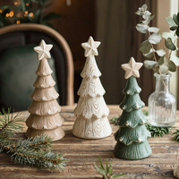 Set of 3 Resin <strong>Christmas</strong> Tree Ornament <strong>Christmas</strong> <strong>Decorations</strong> 2025 Small Sculpture for Gifts Toys Natural Crafts Collection