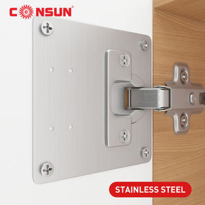 AL673-W charnière panneau réparation des dommages acheter charnière plaque d'installation armoire charnière de porte <span class=keywords><strong>kit</strong></span> de réparation - Product Image 5