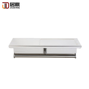 <span class=keywords><strong>Porte</strong></span>-<span class=keywords><strong>papier</strong></span> <span class=keywords><strong>toilette</strong></span> double en acier inoxydable SUS 304, <span class=keywords><strong>style</strong></span> <span class=keywords><strong>industriel</strong></span> moderne, sans perçage, poli, pour hôtel, fixation murale - Product Image 2