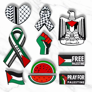 Tùy Chỉnh Miễn Phí Palestine Bản Đồ Huy Hiệu Men <span class=keywords><strong>Pin</strong></span> Kim Loại Cờ Ve Áo Huy Hiệu Kim Loại Palestine Pins Sắt Anime Logo Cho Quà Tặng - Product Image 2