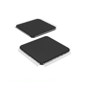 ชิ้นส่วนอิเล็กทรอนิกส์แบบฝังตัว CY9AF342NBPMC-G-JNE2 100 LQFP - Product Image 1