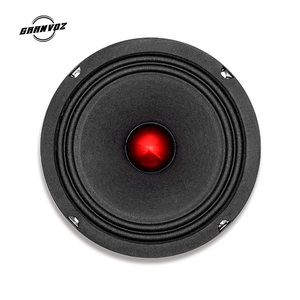 Haut-parleurs de voiture GRANVOZ 6,5 pouces en aluminium rouge, gamme moyenne, 4 ohms, 400 W <span class=keywords><strong>MAX</strong></span>, avec anneau en cuivre <span class=keywords><strong>Faraday</strong></span> - Product Image 5