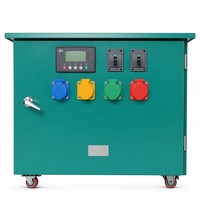 Armoire de Synchronisation Extérieure IP54 en SUS304 de Haute Qualité 380V 400V 3P5W 50Hz 60Hz pour l'Intégration Solaire Photovoltaïque et Éolienne Renouvelable
