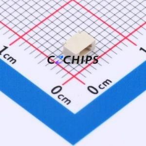 W0801120-2PW2431 Wire-to-Board Pin Header SMD,P=0.8mm,Horizontal Mount Connector 1x2P 0.8mm Horizontal Mount 2P - Product Image 1
