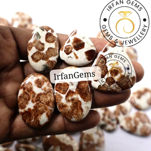Garnet 100% naturel en wollastonite, pierre précieuse en cabochon, pierre précieuse en vrac, lot en gros, forme mixte et pierre précieuse fine, utilisation en bijouterie - Product Image 1
