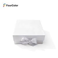 Boîte en papier rigide pliable avec logo personnalisé imprimé, écologique, haut de gamme, finition brillante/mate, emballage cadeau, fermeture magnétique