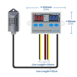 XK-W1099 Kép Kỹ Thuật Số Thông Minh Nhiệt 10A Đầu Ra Trực Tiếp Trứng Lồng Ấp Nhiệt Độ Độ Ẩm Điều Khiển Nhựa OEM Tùy Chỉnh - Product Image 2