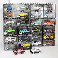 T2110 Modèle de voiture de simulation en alliage en boîte Mini jouet coulissant Voiture de sport Jouet portable pour enfants