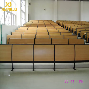 Muebles Escolares <span class=keywords><strong>de</strong></span> Madera Contrachapada para <span class=keywords><strong>Estudiantes</strong></span>, Modelo XJ-K02, Silla y Escritorio Plegables para Aula, Venta al Por Mayor - Product Image 3
