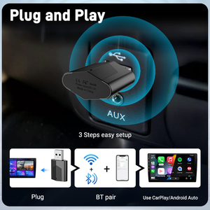 Mini convertisseur portable OEM Carplay adaptateur de dongle intelligent 2 en 1 convertisseur Carplay sans fil Adapter - Product Image 5