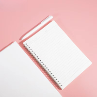 Carnet de notes à spirale vierge pour sublimation, couverture en papier blanc format A4 A5, en stock