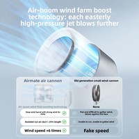 AIRMATE Fengbao Kipas Genggam Mini Small Wind Cannon FREE1 Pro Motor DC Tanpa Sikat Baterai 5 Kecepatan 2000mAh
