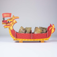 Présentoir de Comptoir Robuste Dragon Boat pour Épicerie, Conception Multi-Niveaux, Attrayant et Créatif, Très Stable, pour Coffrets Cadeaux F5001