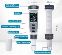 Testeur numérique de qualité de l'eau JIRS en ligne/en ligne 3-en-1 mètre pour la conductivité/TDS/température précise pour les systèmes de refroidissement OEM