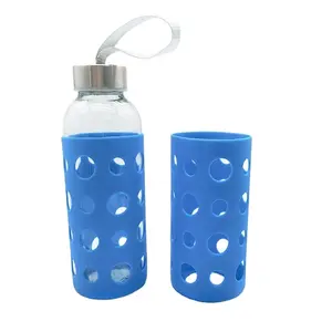 OKSILICONE סיליקון זכוכית מים בקבוק שרוולי אנטי להחליק הגנה עבור משקאות מכולות מותאם אישית תינוק בקבוק מגן