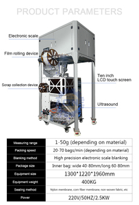 Ultrasonic Non-trace Sealing Fully Automatic <b>Tea</b> Bag Wrapping Food Filling <b>Machine</b> with High-Accuracy Packaging - Product Image 3