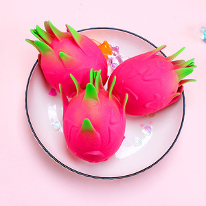 Most Popular TPR Simulation Dragon Fruit <b>Squishy</b> Stretchy Toy Slow Rising Stress Reliever Promotional Gifts for Kids Adults - Product Image 3