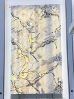 Encimera de Bar de Piedra Translúcida de Mármol Blanco Ostra de Lujo YUSHI, Losa de Mármol Blanco Dover Retroiluminada