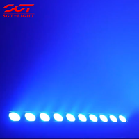 Barre de lumière LED extérieure SGT, éclairage mural DMX512 RGBW, étanche, 10*40W COB, lumières de scène pour l'extérieur des bâtiments