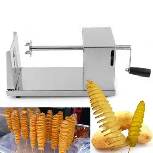 Kann Großhandel hoch effiziente kommerzielle Spiral schneider Kartoffel Tornado Cutter Maker sein