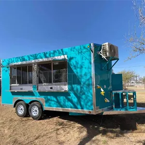 New Business Idea Electric Fast Food Mobile Food Truck Cart Fully Equipped