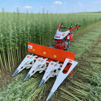 Moissonneuse-batteuse multifonctionnelle automotrice pour sorgho, orge, soja, colza et riz, modèle mini
