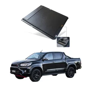 Hard Aluminum Alloy Cover Shutter cover With Password Lock For 2020 toyota hilux Revo/Vigo/Rocco/TRD/Rogue tray cover